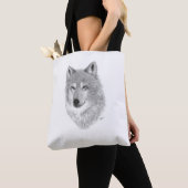 Wolf Canvas tas (Dichtbij)