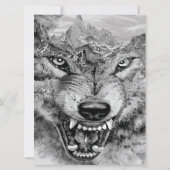 Wolf Canvas | Uniek cadeauidee (Achterkant)