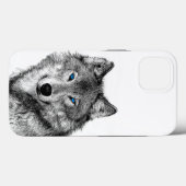 Wolf Case-Mate iPhone Case (Achterkant (horizontaal))