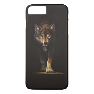 wolf 	iPhone 8 plus / 7 plus hoesje
