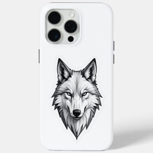 Wolf Case-Mate iPhone Case (Achterkant)