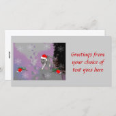 Wolf Christmas Feestdagenkaart (Voorkant / Achterkant)