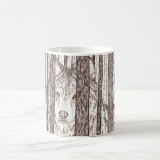 Wolf Coffe Mok Isolatie