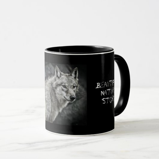 Wolf：Coffee Mug Mok (Voorkant rechts)