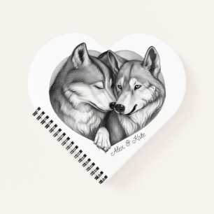 Wolf Couple Notitieboek