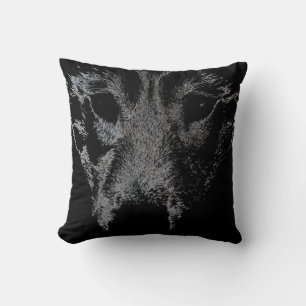 Wolf Coussin Wolf Pup Coussins cadeaux de malamute