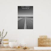 Wolf Creek Australie - Noir et blanc - Poster (Cuisine)