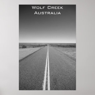 Wolf Creek Australie - Noir et blanc - Poster