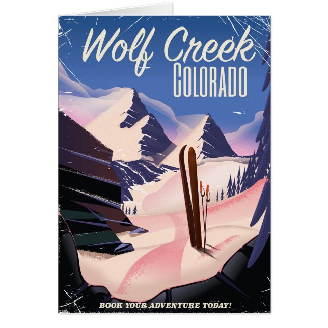 Wolf Creek Colorado Ski poster (Voorkant)
