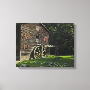 Wolf Creek Grist Mill Canvas Afdruk