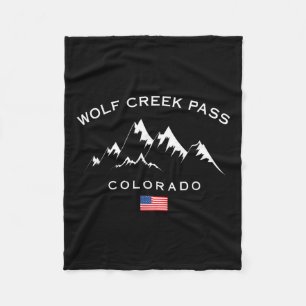 Wolf Creek P Colorado Rocky Mountains Ski Resort S Fleece Deken