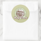Wolf Creek Ronde Sticker (Tas)