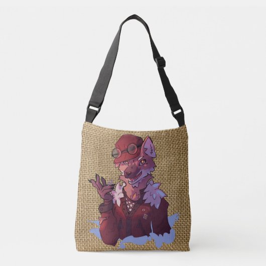 Wolf Crossbody Tas (Voorkant)