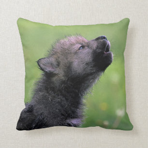 Wolf Cub Howling Kussen