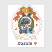 wolf Custom-Cut Vinyl Sticker (Feuille)