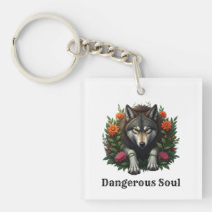 Wolf Dangerous Soul Sleutelhanger