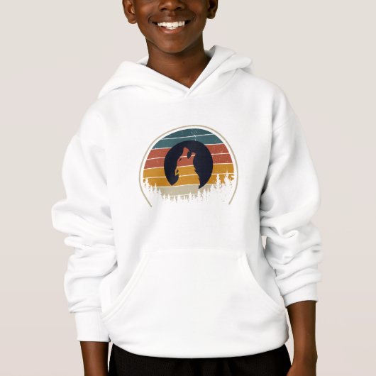 WOLF dans le T-shirt Silhouette Woods (Devant)