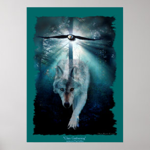 Wolf & de Clan die van Eagle het Poster van de