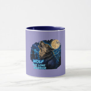Wolf De Eenzame Krijger Mok