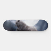 Wolf de koning van de wilde natuur skateboard (Horizontaal)