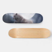 Wolf de koning van de wilde natuur skateboard (Horizontaal)