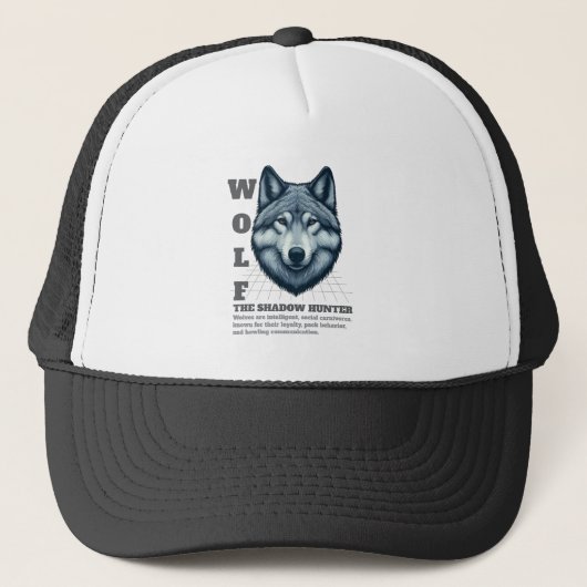 Wolf De Schaduwjager Trucker Pet (Voorkant)