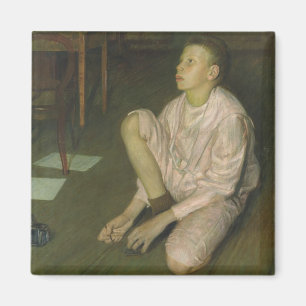 Wolf, de zoon van de kunstenaar, 1900 magneet