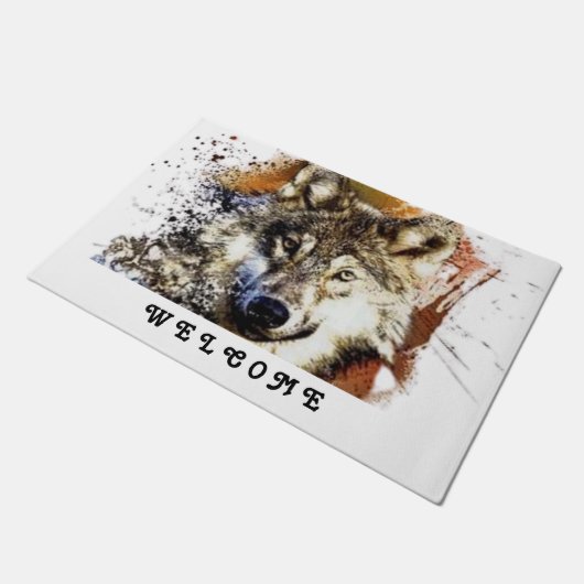 Wolf Deurmat (Schuin)