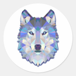 Wolf Dieren Beste Cadeau Ronde Sticker