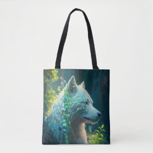 Wolf Dierenportret Schilderij Wildlife Outdoors Draagtas