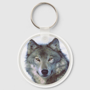 Wolf dierentuin sleutelhanger