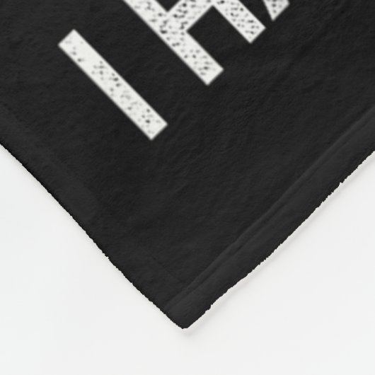 Wolf Dont Judge Me You Cant Handle Fleece Deken (Hoek)