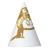 Wolf & Dragon Gold witte wizardparty petten Feesthoedjes (Voorkant)