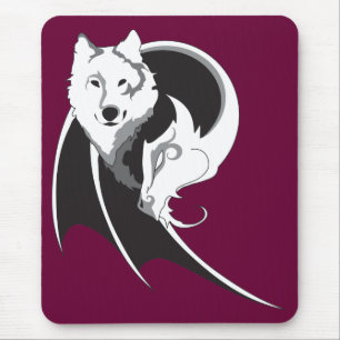Wolf & Dragon Mousepad Muismat