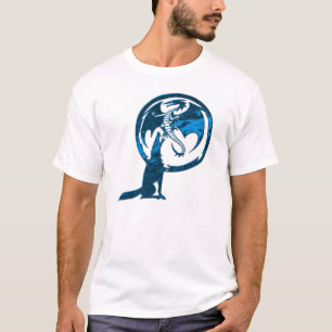 Wolf & Drakenblauw mannen wit T-shirt
