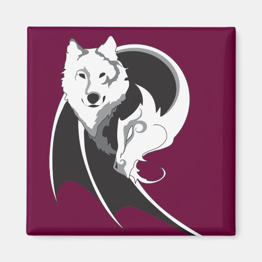 Wolf & Drakenmagneten Magneet (Voorkant)