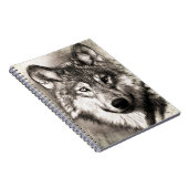 Wolf Drawing Notitieboek (Rechterzijde)