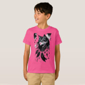 Wolf, Dreamcatcher, Amulet, Talisman T-shirt (Voorkant volledig)