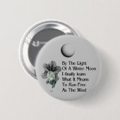 Wolf Dreams Ronde Button 5,7 Cm (Voorkant /achterkant)