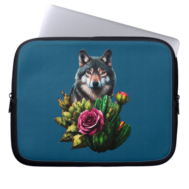 Wolf drie: laptop sleeve (Voorkant)