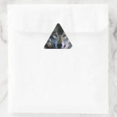 Wolf Driehoek Sticker (Tas)