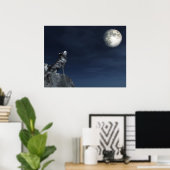 Wolf drogen poster (Thuiskantoor)