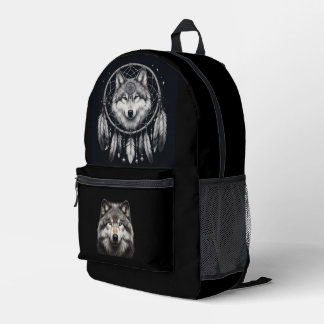 Wolf dromen BackPack Bedrukte Rugzak