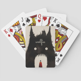 Wolf en de kleine rode mantel pokerkaarten