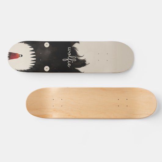 Wolf en de kleine rode mantel skateboard (Horizontaal)