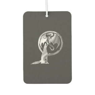 Wolf en Dragon Pewter auto luchtverfrisser