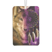 Wolf en Dream Catcher Luchtverfrisser (Achterkant)