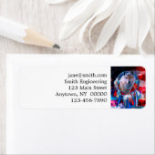 Wolf en Dreamweaver schilderen onder Amerikaanse v Etiket (Insitu)