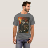 Wolf en Drie kleine T-shirt (Voorkant volledig)