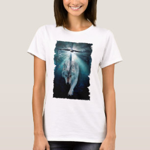 WOLF- EN ELGF-reeks in wilde dieren T-shirt